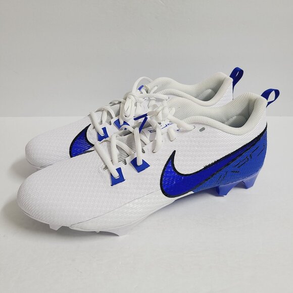 NEW Nike Vapor Edge Speed 360 2 Football Cleats FQ4045-105 Size 13 White Blue #1